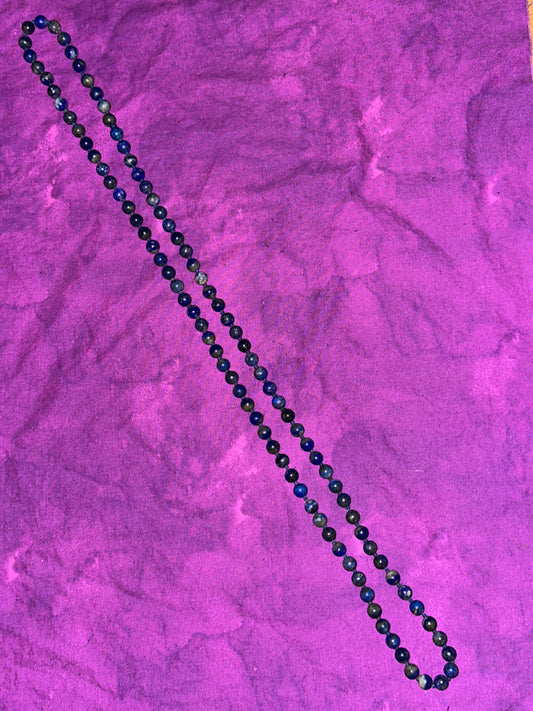 Mercury Taurus Bead Necklace - Lapis Lazuli